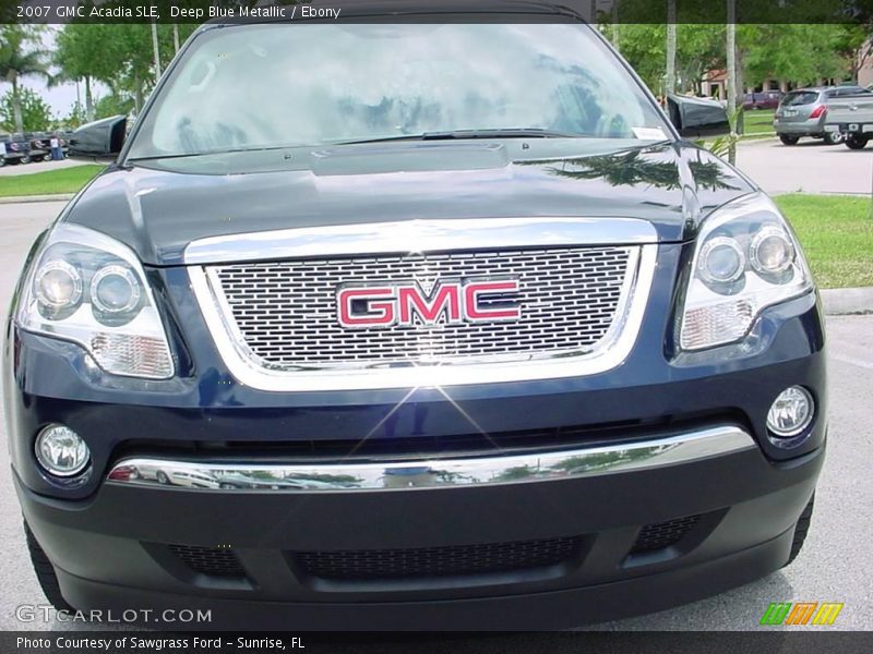 Deep Blue Metallic / Ebony 2007 GMC Acadia SLE