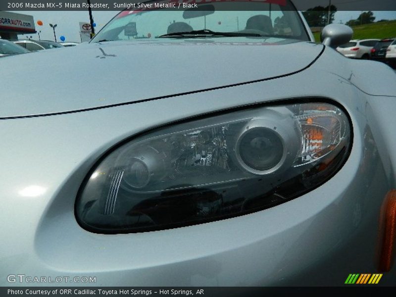 Sunlight Silver Metallic / Black 2006 Mazda MX-5 Miata Roadster