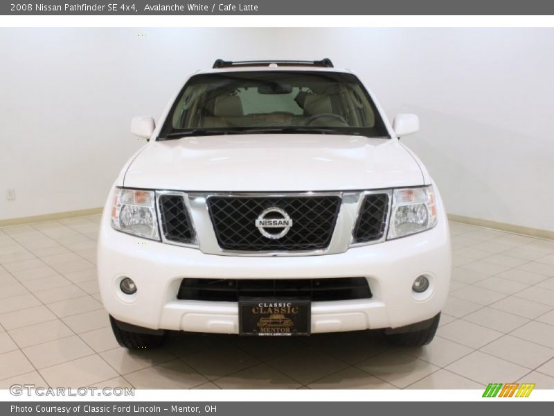 Avalanche White / Cafe Latte 2008 Nissan Pathfinder SE 4x4