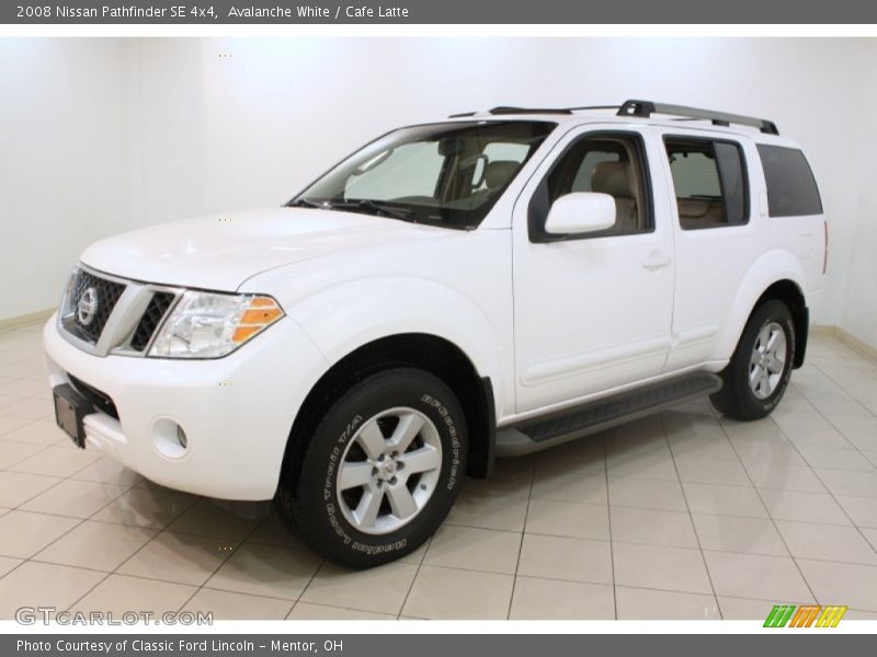 Avalanche White / Cafe Latte 2008 Nissan Pathfinder SE 4x4