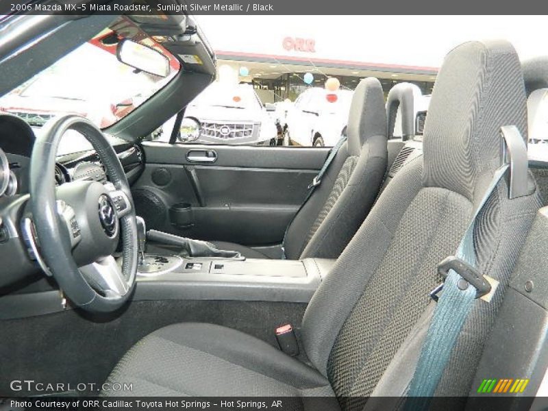 Sunlight Silver Metallic / Black 2006 Mazda MX-5 Miata Roadster