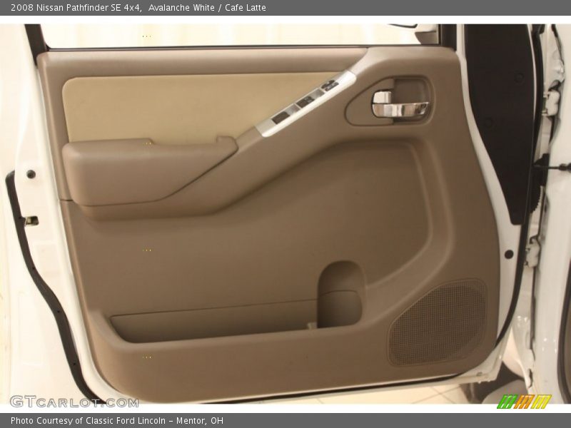 Avalanche White / Cafe Latte 2008 Nissan Pathfinder SE 4x4