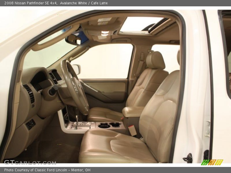 Avalanche White / Cafe Latte 2008 Nissan Pathfinder SE 4x4