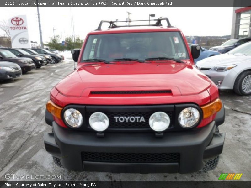 Radiant Red / Dark Charcoal/Red 2012 Toyota FJ Cruiser Trail Teams Special Edition 4WD