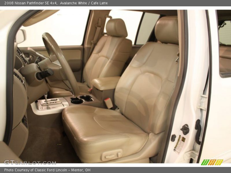 Avalanche White / Cafe Latte 2008 Nissan Pathfinder SE 4x4
