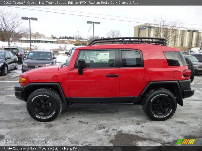 Radiant Red / Dark Charcoal/Red 2012 Toyota FJ Cruiser Trail Teams Special Edition 4WD