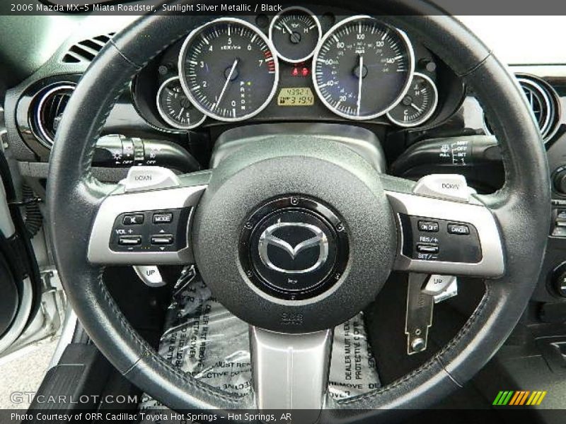 Sunlight Silver Metallic / Black 2006 Mazda MX-5 Miata Roadster