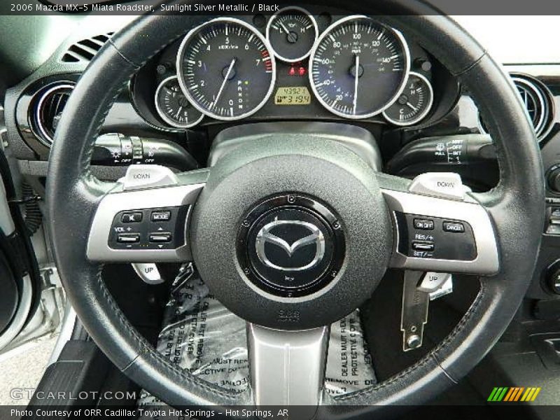 Sunlight Silver Metallic / Black 2006 Mazda MX-5 Miata Roadster