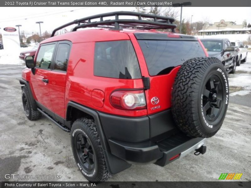 Radiant Red / Dark Charcoal/Red 2012 Toyota FJ Cruiser Trail Teams Special Edition 4WD