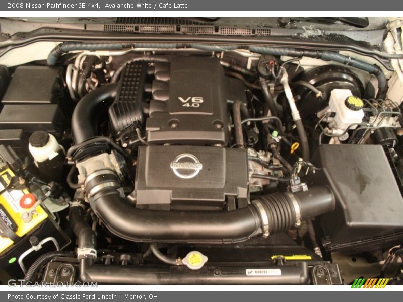 Avalanche White / Cafe Latte 2008 Nissan Pathfinder SE 4x4