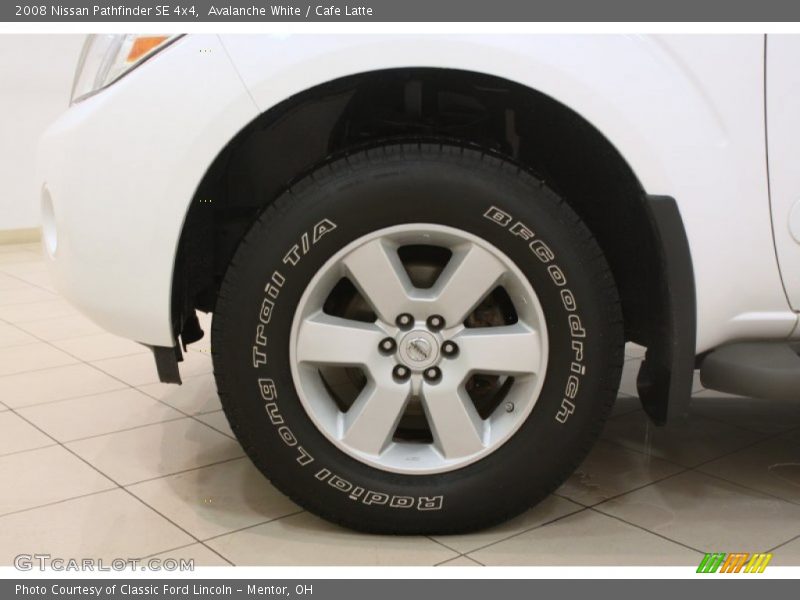Avalanche White / Cafe Latte 2008 Nissan Pathfinder SE 4x4