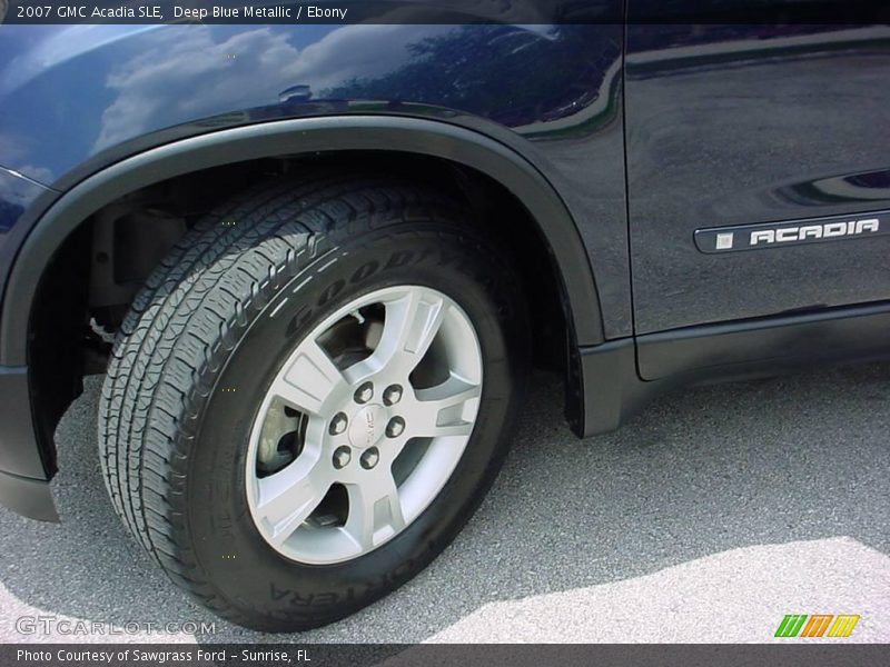Deep Blue Metallic / Ebony 2007 GMC Acadia SLE