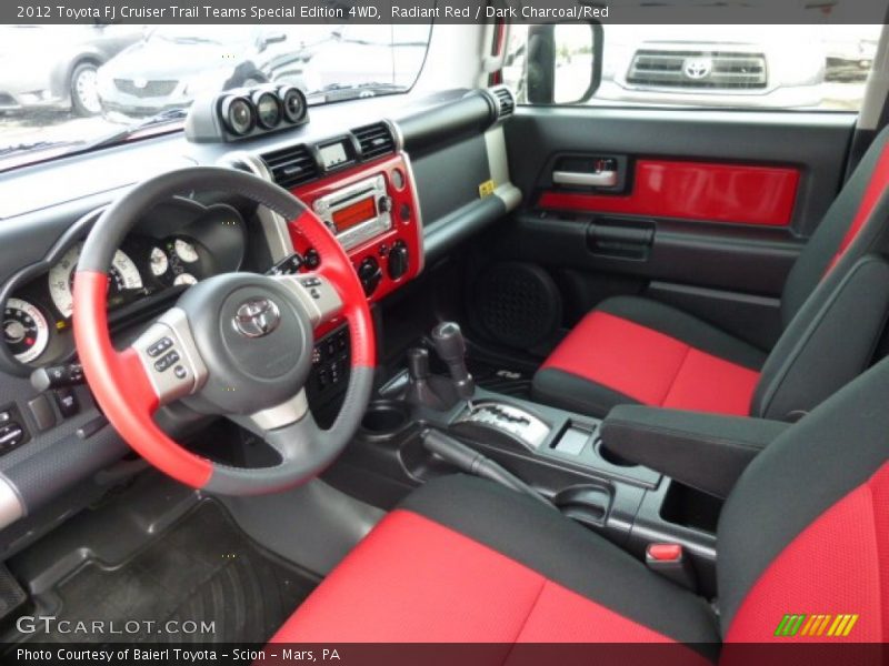 Dark Charcoal/Red Interior - 2012 FJ Cruiser Trail Teams Special Edition 4WD 