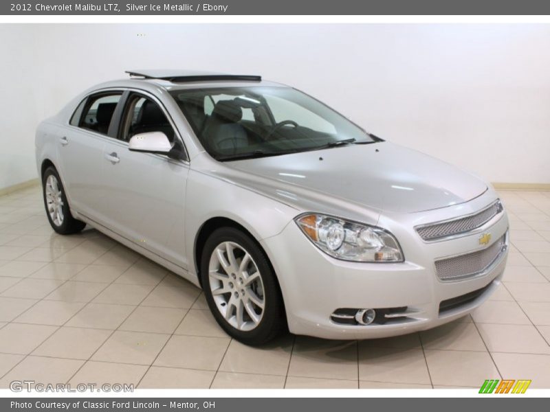 Silver Ice Metallic / Ebony 2012 Chevrolet Malibu LTZ