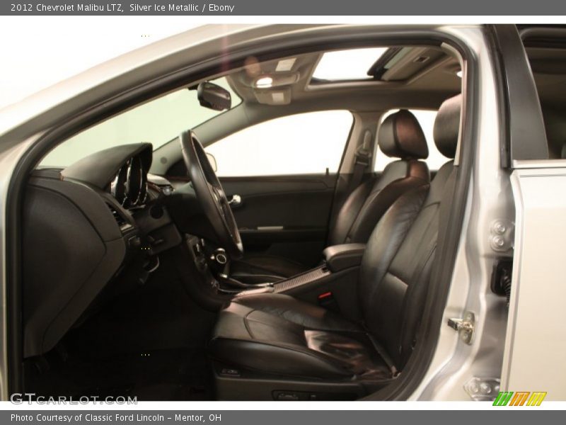 Silver Ice Metallic / Ebony 2012 Chevrolet Malibu LTZ