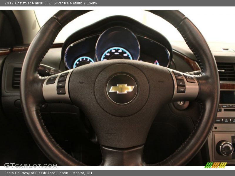 Silver Ice Metallic / Ebony 2012 Chevrolet Malibu LTZ