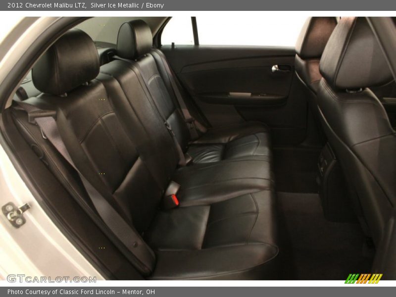 Silver Ice Metallic / Ebony 2012 Chevrolet Malibu LTZ