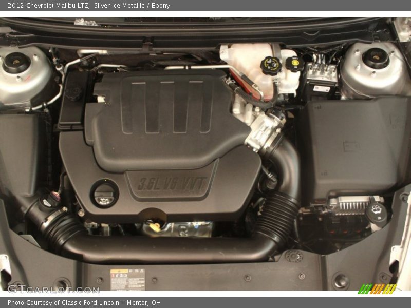 Silver Ice Metallic / Ebony 2012 Chevrolet Malibu LTZ