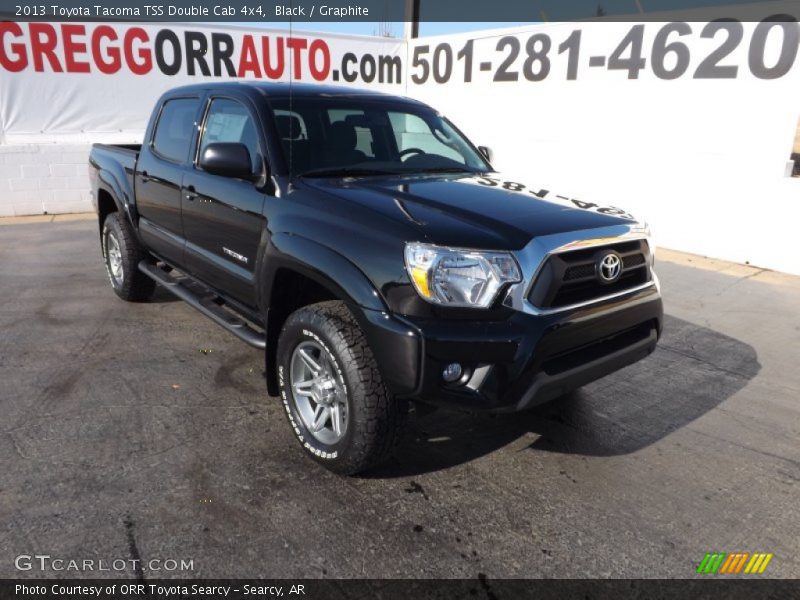 Black / Graphite 2013 Toyota Tacoma TSS Double Cab 4x4