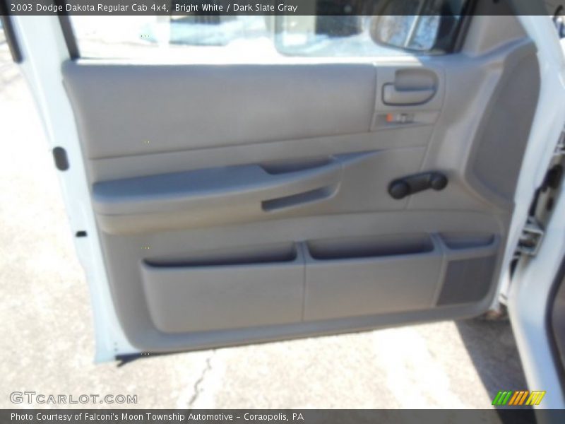 Bright White / Dark Slate Gray 2003 Dodge Dakota Regular Cab 4x4