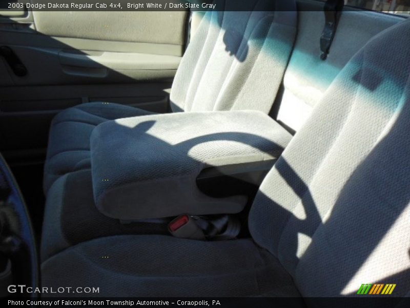 Bright White / Dark Slate Gray 2003 Dodge Dakota Regular Cab 4x4