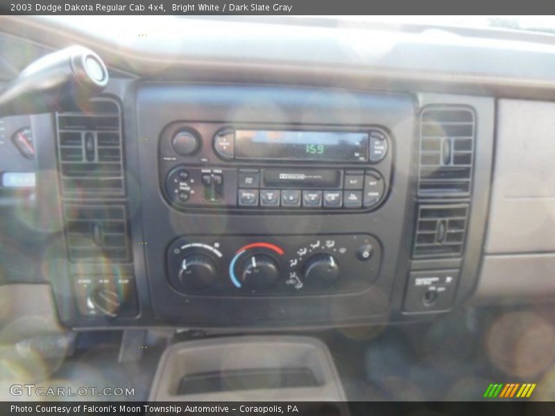 Bright White / Dark Slate Gray 2003 Dodge Dakota Regular Cab 4x4