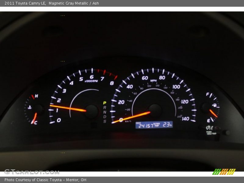 Magnetic Gray Metallic / Ash 2011 Toyota Camry LE