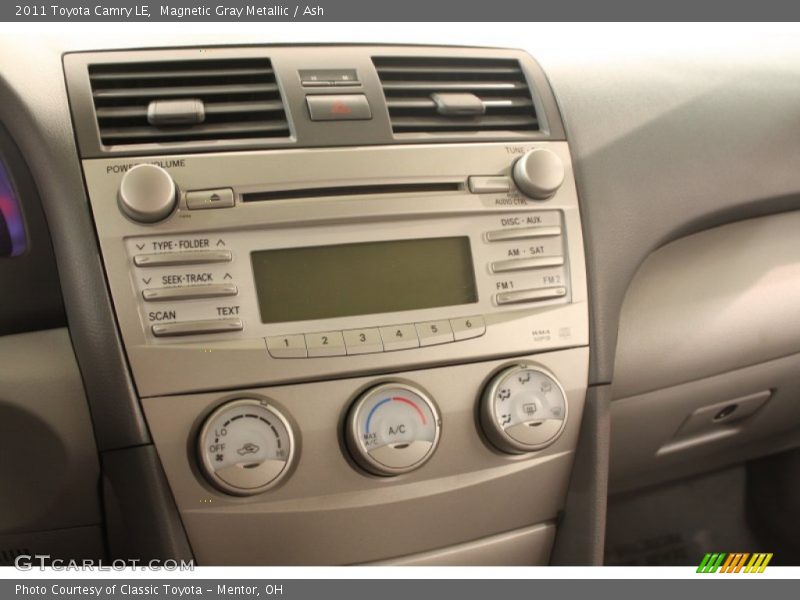 Magnetic Gray Metallic / Ash 2011 Toyota Camry LE