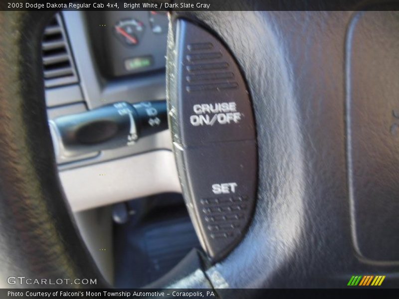 Bright White / Dark Slate Gray 2003 Dodge Dakota Regular Cab 4x4