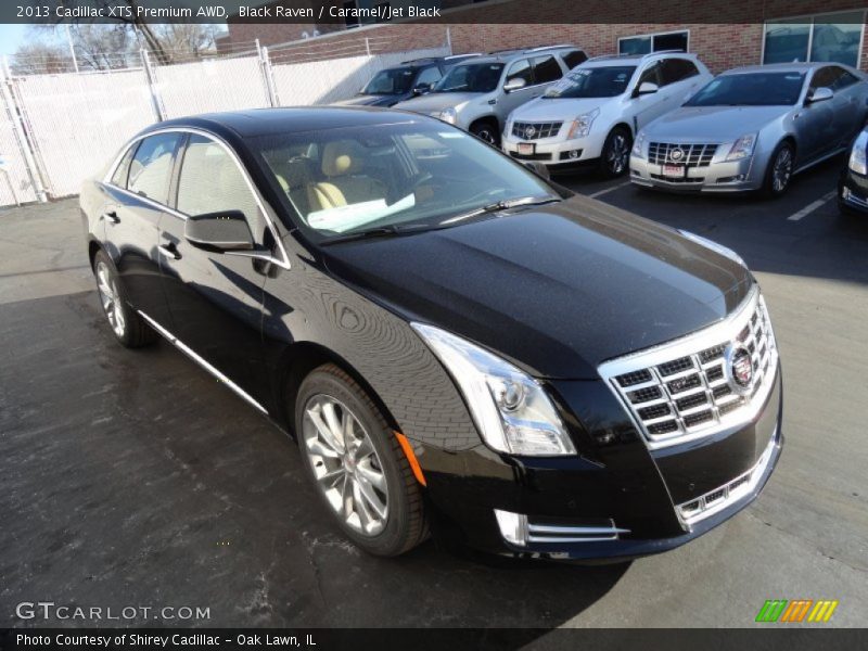 Black Raven / Caramel/Jet Black 2013 Cadillac XTS Premium AWD