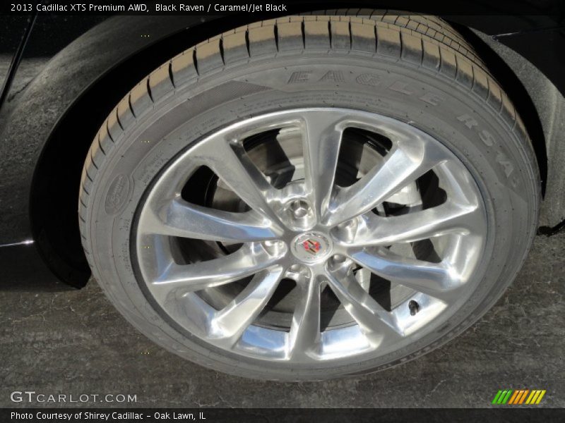 Black Raven / Caramel/Jet Black 2013 Cadillac XTS Premium AWD