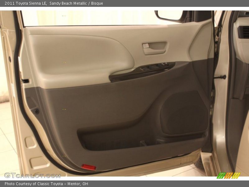 Sandy Beach Metallic / Bisque 2011 Toyota Sienna LE