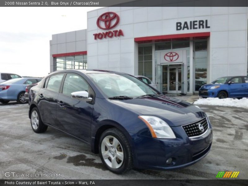 Blue Onyx / Charcoal/Steel 2008 Nissan Sentra 2.0