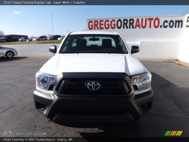 Super White / Graphite 2013 Toyota Tacoma Regular Cab
