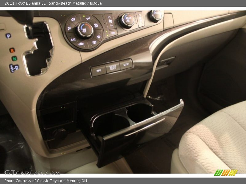 Sandy Beach Metallic / Bisque 2011 Toyota Sienna LE
