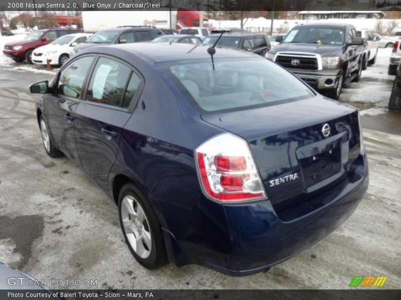 Blue Onyx / Charcoal/Steel 2008 Nissan Sentra 2.0
