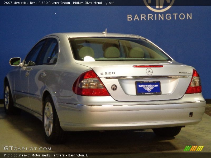 Iridium Silver Metallic / Ash 2007 Mercedes-Benz E 320 Bluetec Sedan