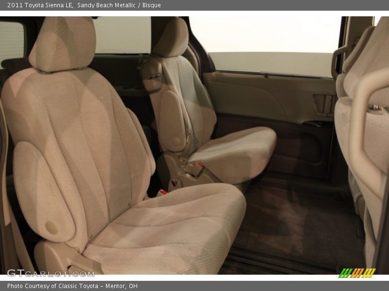 Sandy Beach Metallic / Bisque 2011 Toyota Sienna LE