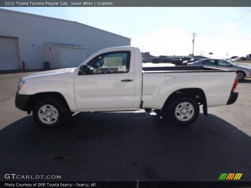 Super White / Graphite 2013 Toyota Tacoma Regular Cab