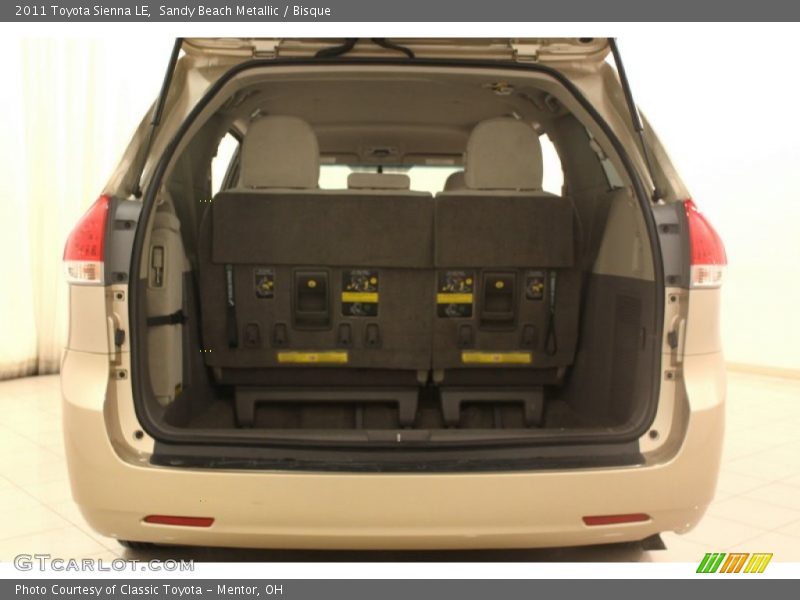 Sandy Beach Metallic / Bisque 2011 Toyota Sienna LE