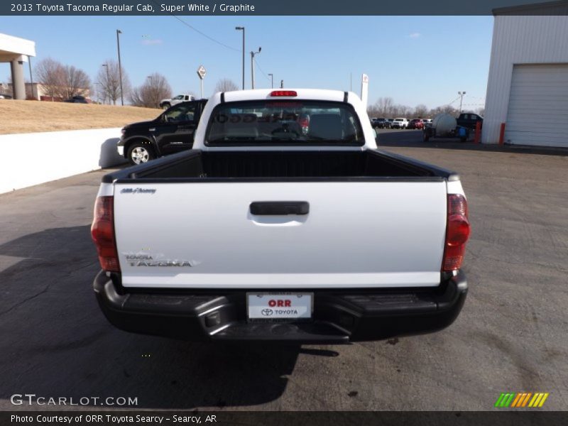 Super White / Graphite 2013 Toyota Tacoma Regular Cab