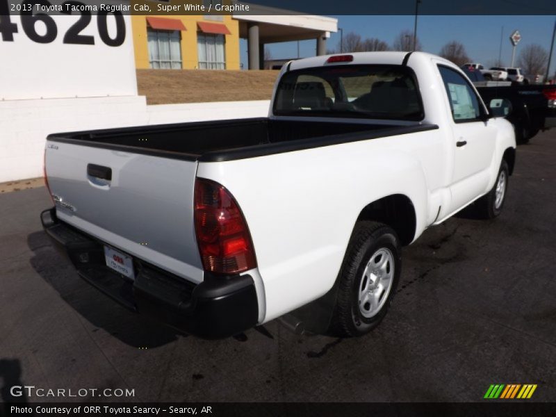 Super White / Graphite 2013 Toyota Tacoma Regular Cab