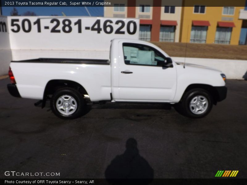 Super White / Graphite 2013 Toyota Tacoma Regular Cab