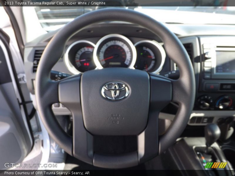 Super White / Graphite 2013 Toyota Tacoma Regular Cab