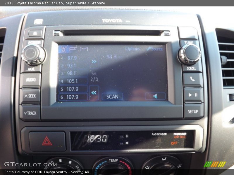 Super White / Graphite 2013 Toyota Tacoma Regular Cab