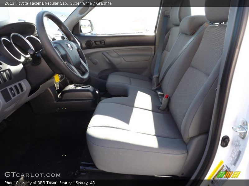Super White / Graphite 2013 Toyota Tacoma Regular Cab