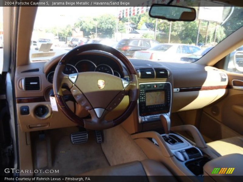 Jarama Beige Metallic / Havanna/Sand Beige 2004 Porsche Cayenne S