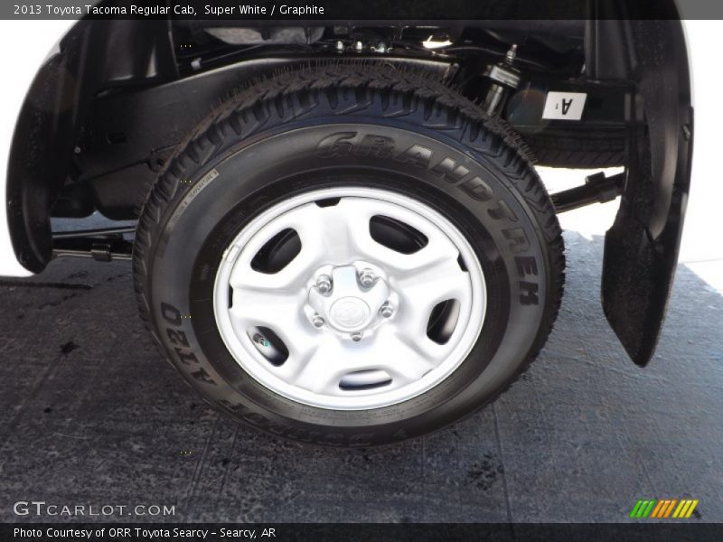 Super White / Graphite 2013 Toyota Tacoma Regular Cab