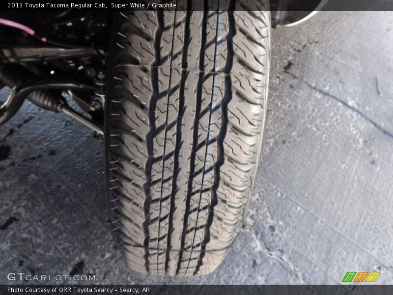 Super White / Graphite 2013 Toyota Tacoma Regular Cab