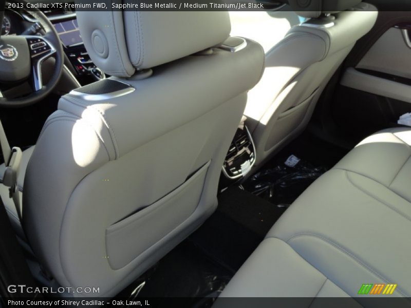 Sapphire Blue Metallic / Medium Titanium/Jet Black 2013 Cadillac XTS Premium FWD
